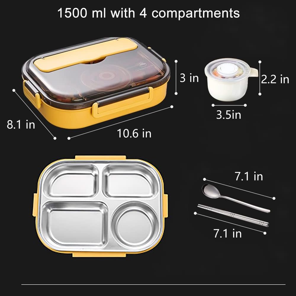 new trending food grade insulated child student plastic metal 304 stainless steel bento lunch box with compartment