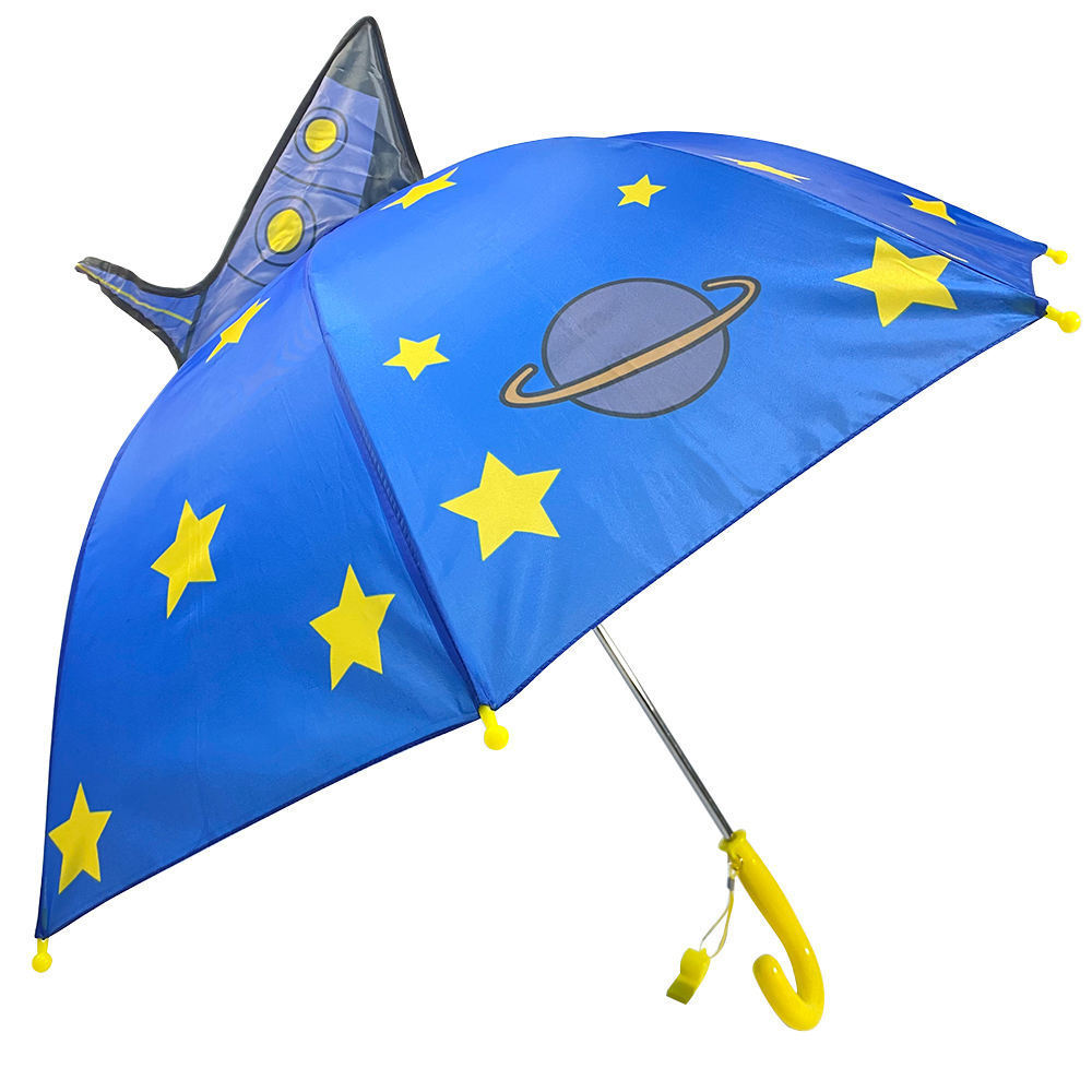 kids umbrellas with logo prints custom made straight umbrella with safety manual open and close for kids to use