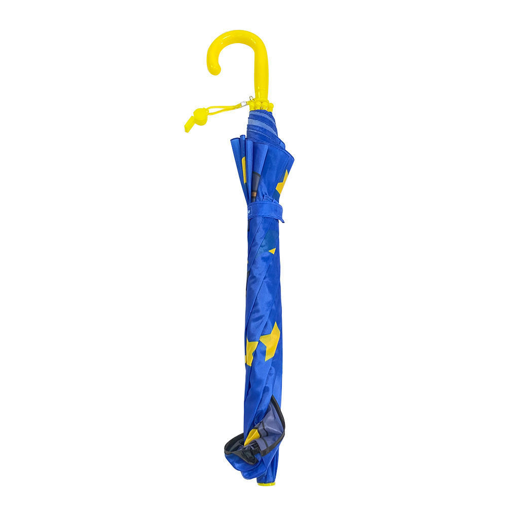 kids umbrellas with logo prints custom made straight umbrella with safety manual open and close for kids to use