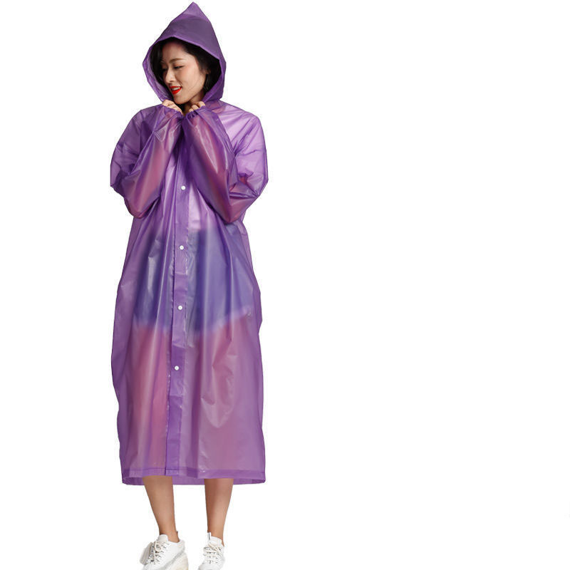 EVA Adult raincoat poncho Reusable plastic raincoat for men and women