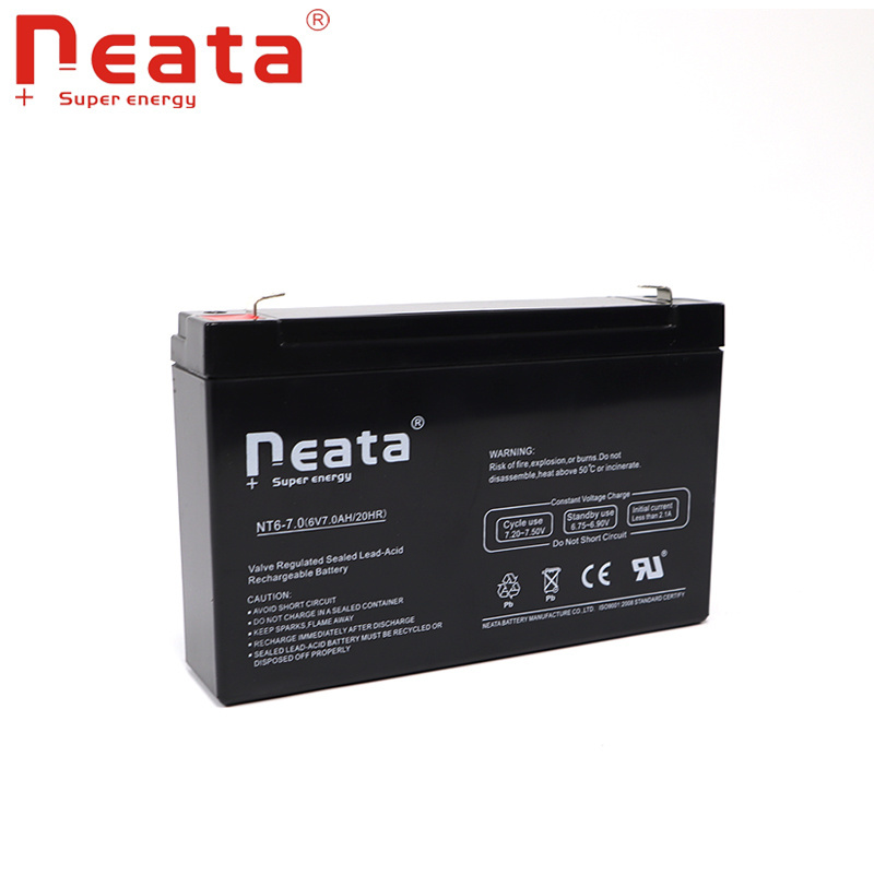 6V 7AH rechargeable sealed lead acid battery 2V 4V 6V 12V AGM battery