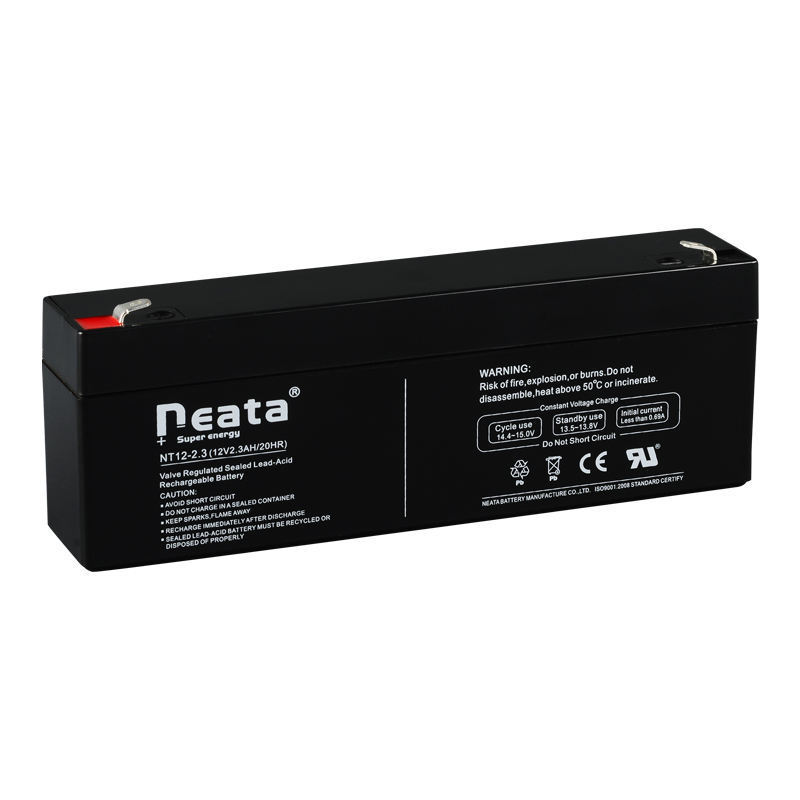 Neata Maintenance Free Rechargeable Sealed Lead Acid AGM Battery 12V 2.3Ah 6-dzm-2.3 For Elevator CE ROHS ISO REACH Certified