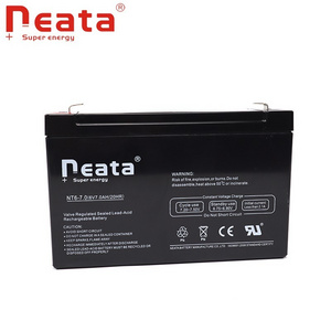 6V 7AH Battery For Kids, Sealed Lead Acid Maintenance Free Solar Battery