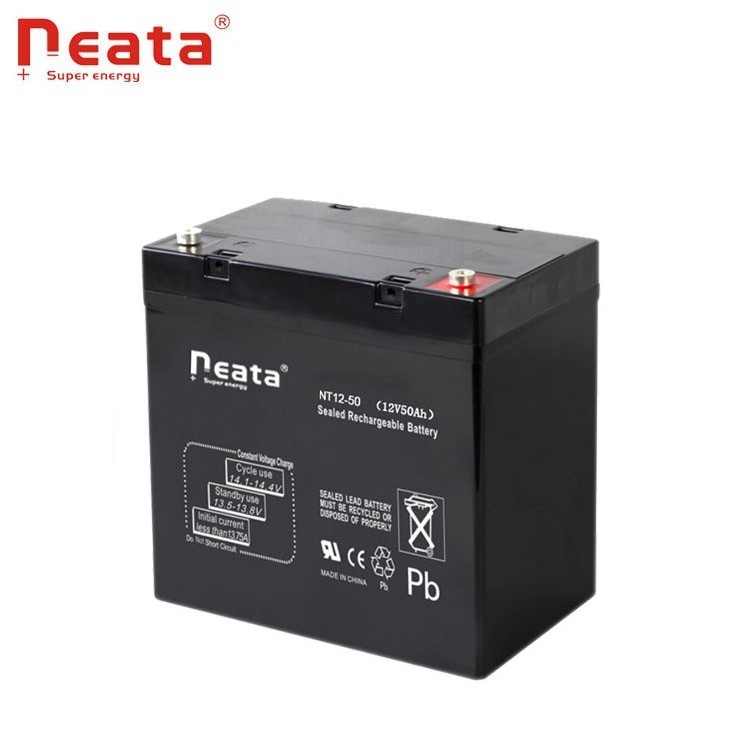 4*12V 48V 50ah Sealed Lead Acid E Bike Batteries 12 Volts Rechargeable Backup Storage Marine Battery