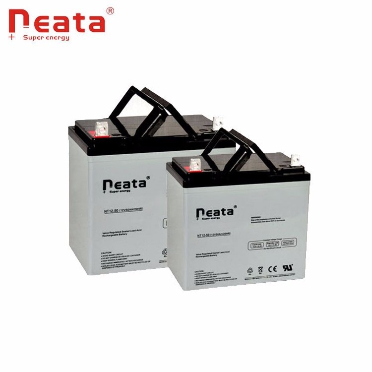 4*12V 48V 50ah Sealed Lead Acid E Bike Batteries 12 Volts Rechargeable Backup Storage Marine Battery