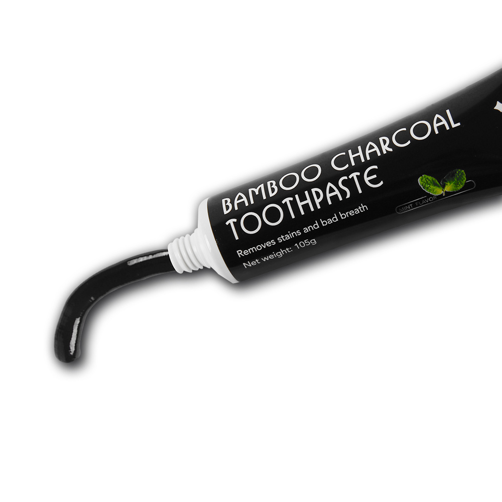 Teeth Whitener Private Logo Home-used Natural Bamboo Activated  Charcoal Toothpaste