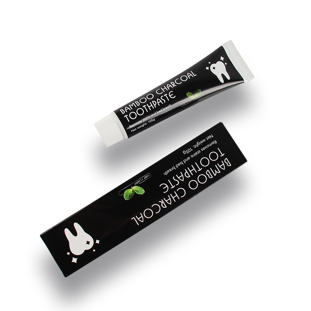 Teeth Whitener Private Logo Home-used Natural Bamboo Activated  Charcoal Toothpaste