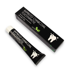 Teeth Whitener Private Logo Home-used Natural Bamboo Activated  Charcoal Toothpaste