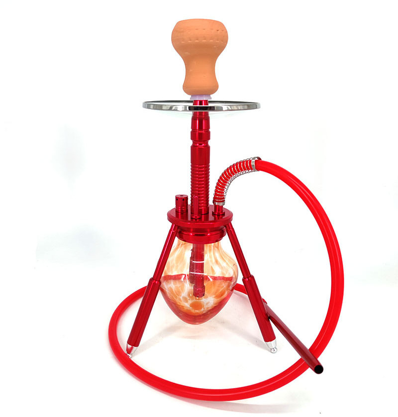 Metal Arab Shisha Different Colors Spider Shape Portable Hookah Pen Aluminum Alloy Wholesale Hookah Pot Set Hookah Shisha