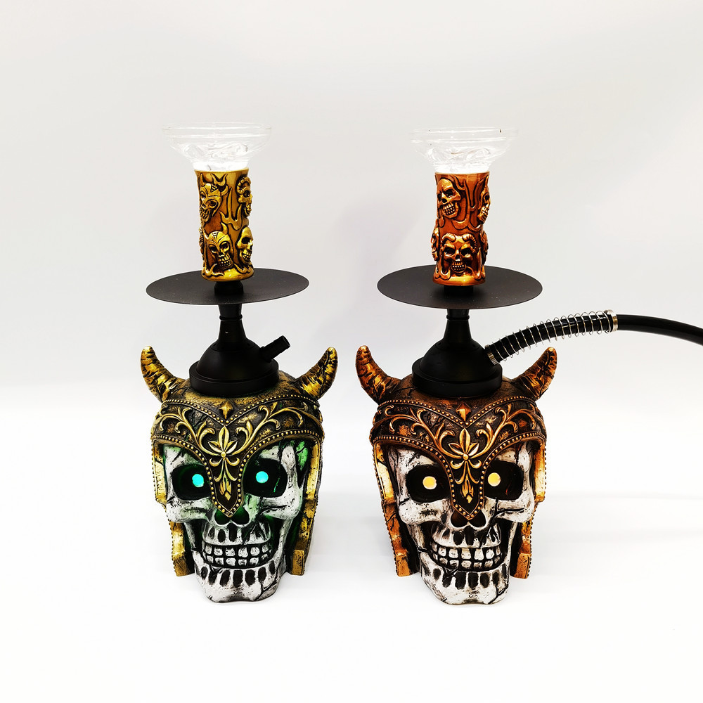 Most Popular Hookah Accessories Skeleton Smoking Bar Luxury Hookah Flavor ShiSha Gift Gravity Hookah