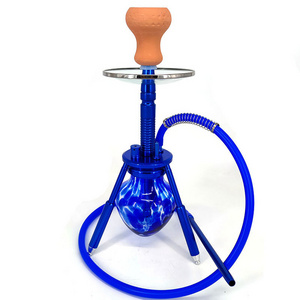 Metal Arab Shisha Different Colors Spider Shape Portable Hookah Pen Aluminum Alloy Wholesale Hookah Pot Set Hookah Shisha