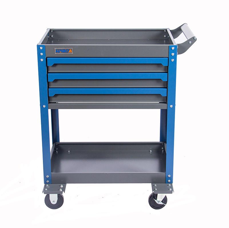 Neatly Anti-Tip 3-Drawer Rolling Tool Cabinet OEM & ODM Supported On-Wheels Storage Organizer for Garage Tool Carts