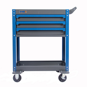 Neatly Anti-Tip 3-Drawer Rolling Tool Cabinet OEM & ODM Supported On-Wheels Storage Organizer for Garage Tool Carts