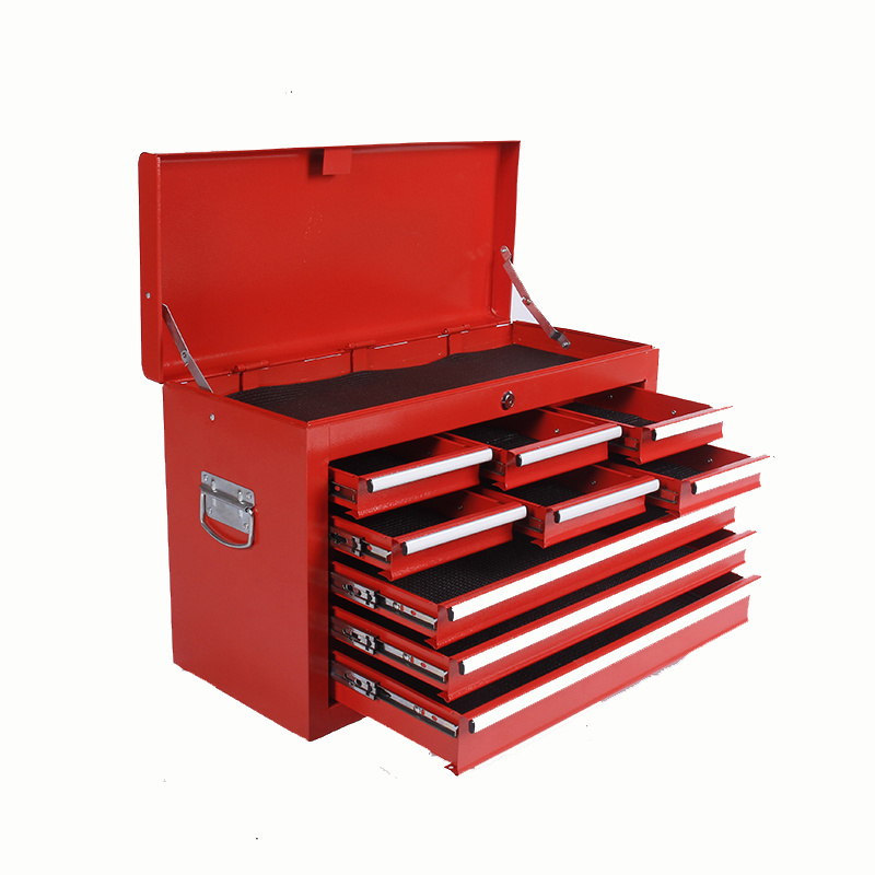 Neatly 2 in 1 Detachable Large Tool Box with Lock 16-Drawer Mobile Steel Tool Cabinet Storage for Warehouse Garage