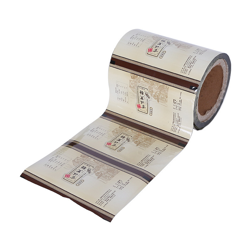 PE PET Laminated Film Customized Plastic Film Roll Candy Potato Chips Packaging Film Roll For Food Packaging