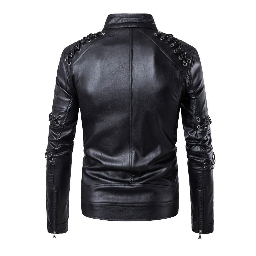 2023 Top Selling Product Leather Top Jacket Best Winter Men's Slim Leather Jackets Customized Design Leather Jacket