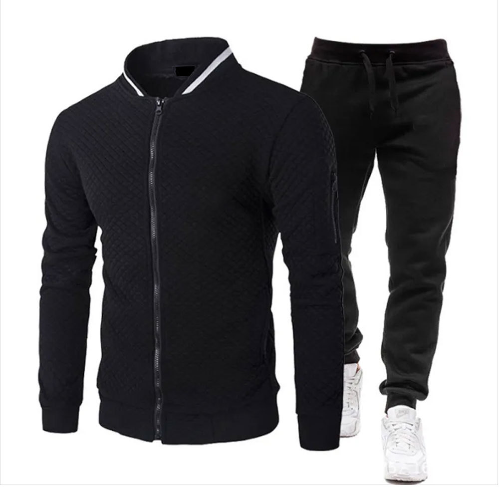 Wholesale High Manufactured New Design Custom Logo Men Tracksuits Set Men Sportswear Comfortable Quick Dry Slim Fit Tracksuits