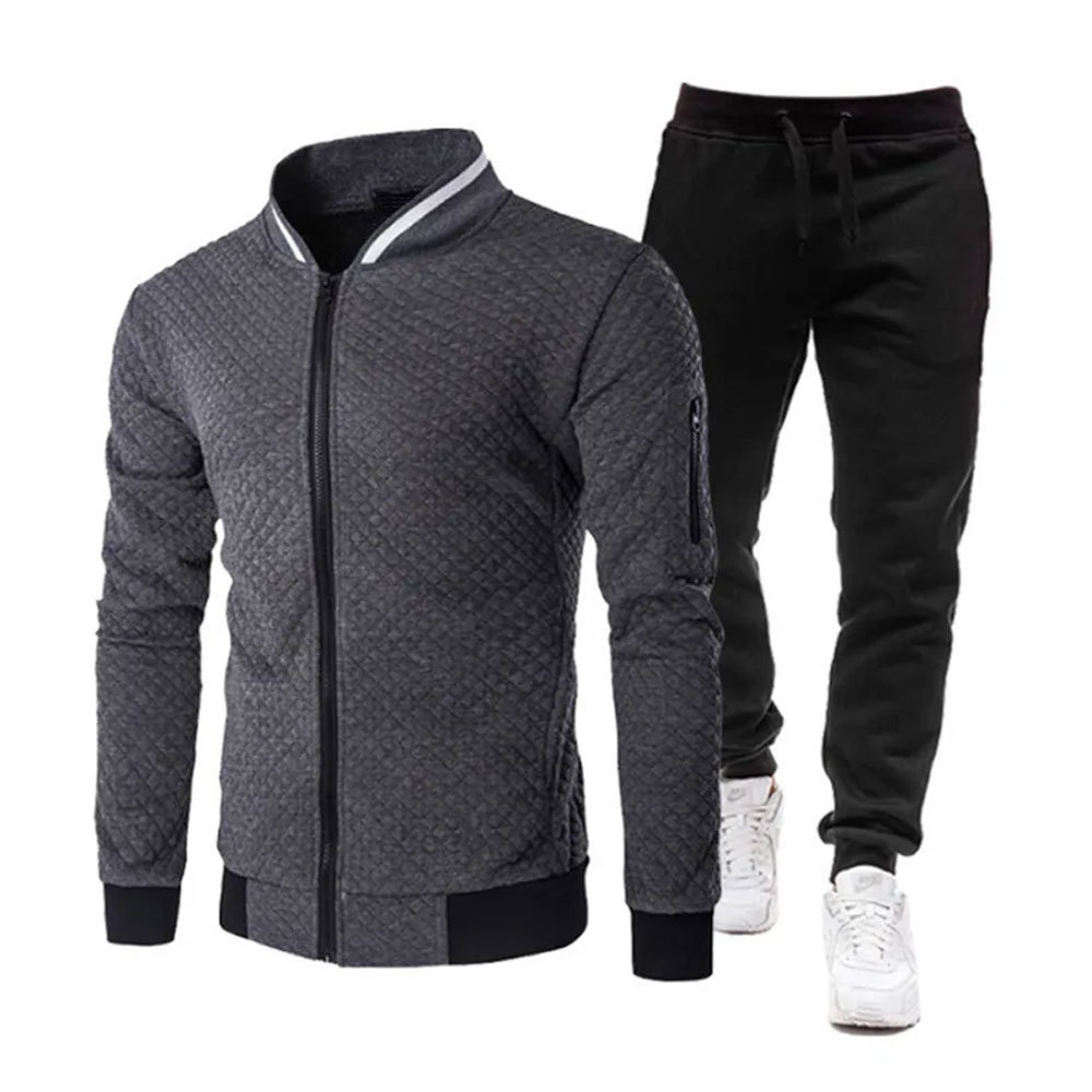 Wholesale High Manufactured New Design Custom Logo Men Tracksuits Set Men Sportswear Comfortable Quick Dry Slim Fit Tracksuits