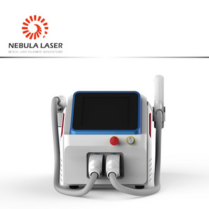 2 in 1, 808 diode laser + q switch nd yag laser, hair removal and tattoo removal machine