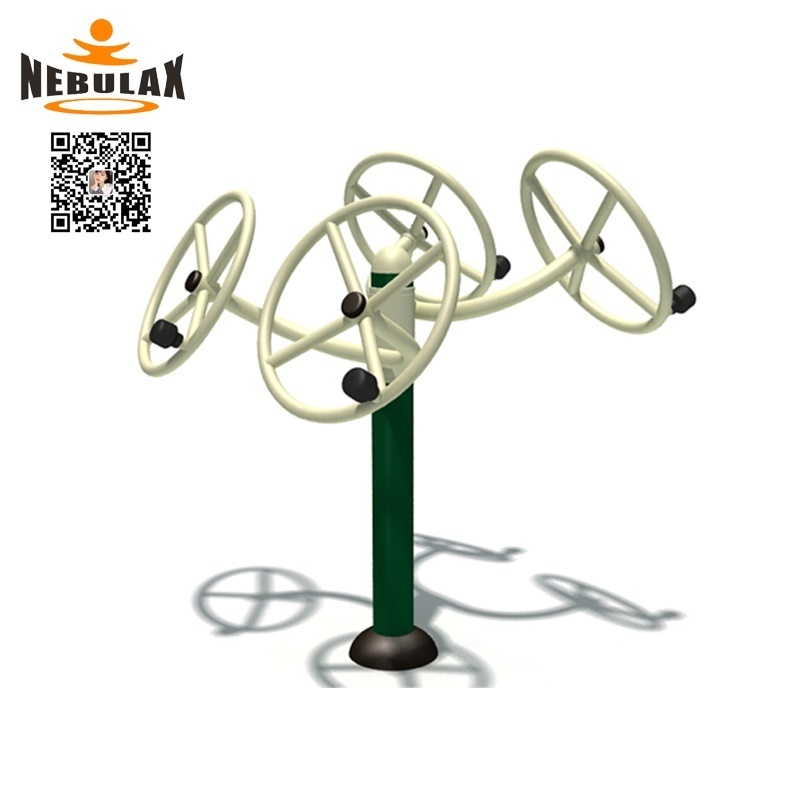 Chinese customized logo new park garden steel outdoor fitness equipment for adult