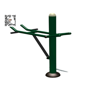 Chinese customized logo new park garden steel outdoor fitness equipment for adult