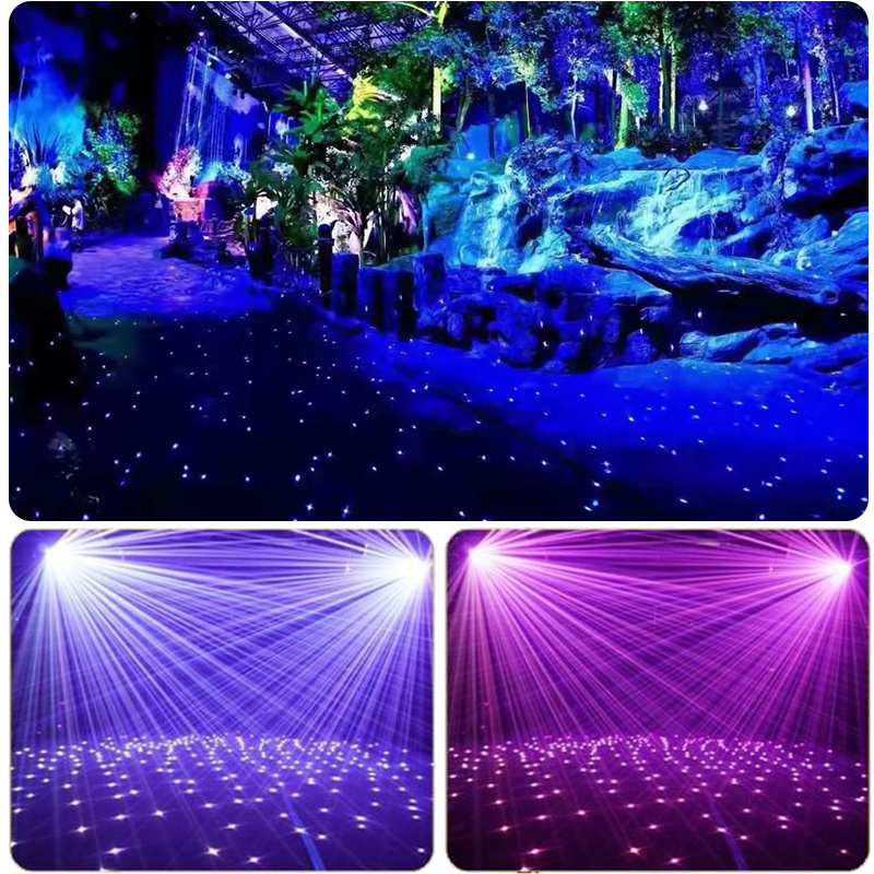 20W Outdoor Full-Color Fire Fly Star Gypsophila DMX Party Christmas Laser Projector Laser Light