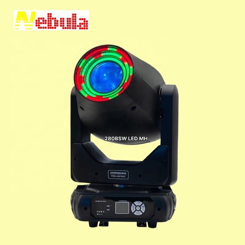 Nebula LED 280w 3 in 1 BSW Beam Spot Wash Zoom DMX Club Wedding Events Stage Moving Head