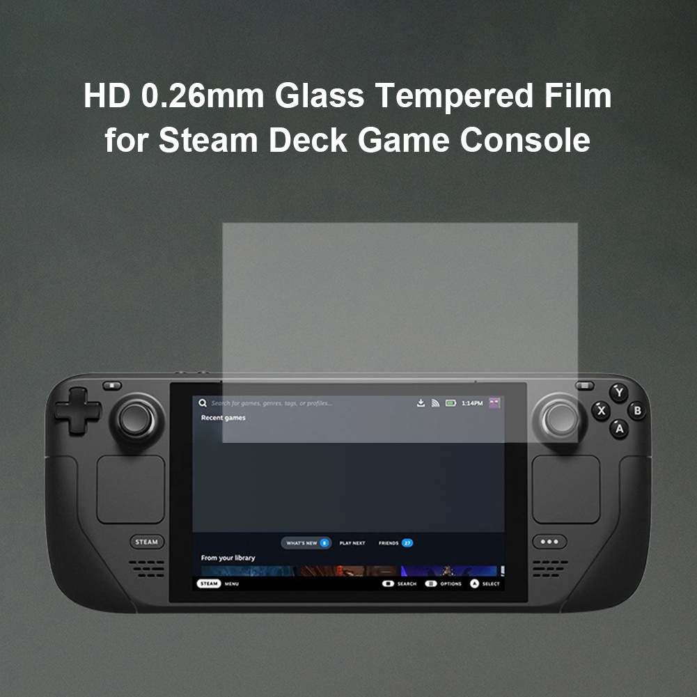 Suitable for Steam Deck Game Console Tempered Film Steam Deck Game Console Screen Tempered Glass Film HD Version