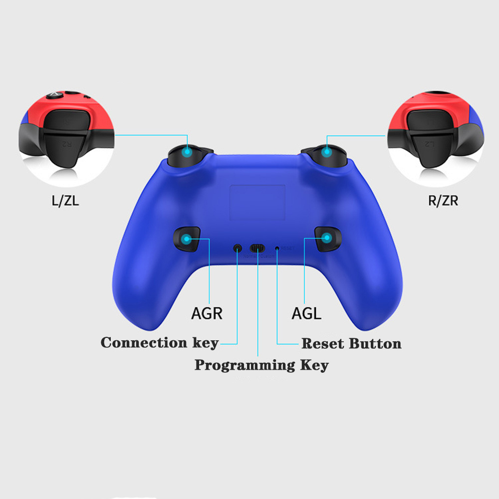 Wireless Switch pro Controller Gamepad For Nintend Switch and Switch Lite Game joystick With Button Programming Features