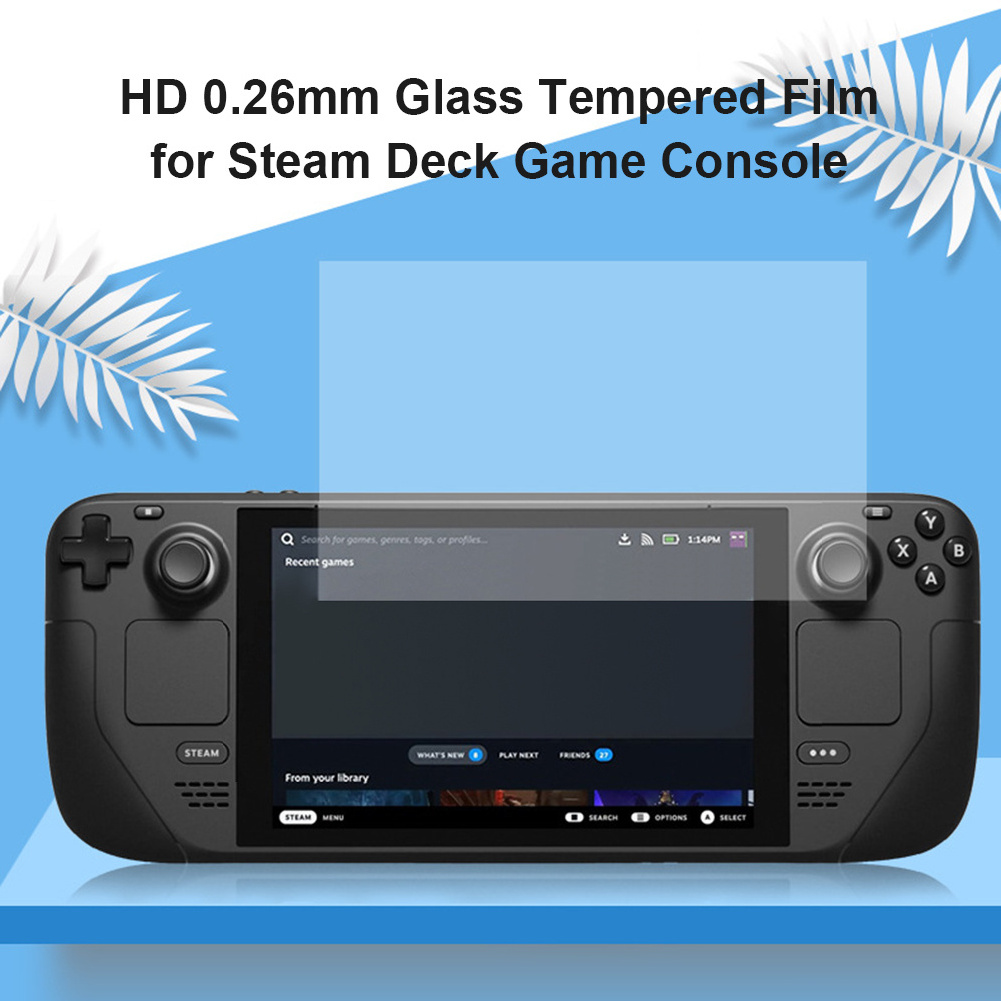 Suitable for Steam Deck Game Console Tempered Film Steam Deck Game Console Screen Tempered Glass Film HD Version