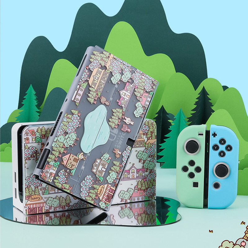 Funda nin tendo switch oled Cover Case Animal Planet Case Dockable Protective Sofe Shell For nin tendo switch controller Joy-Con