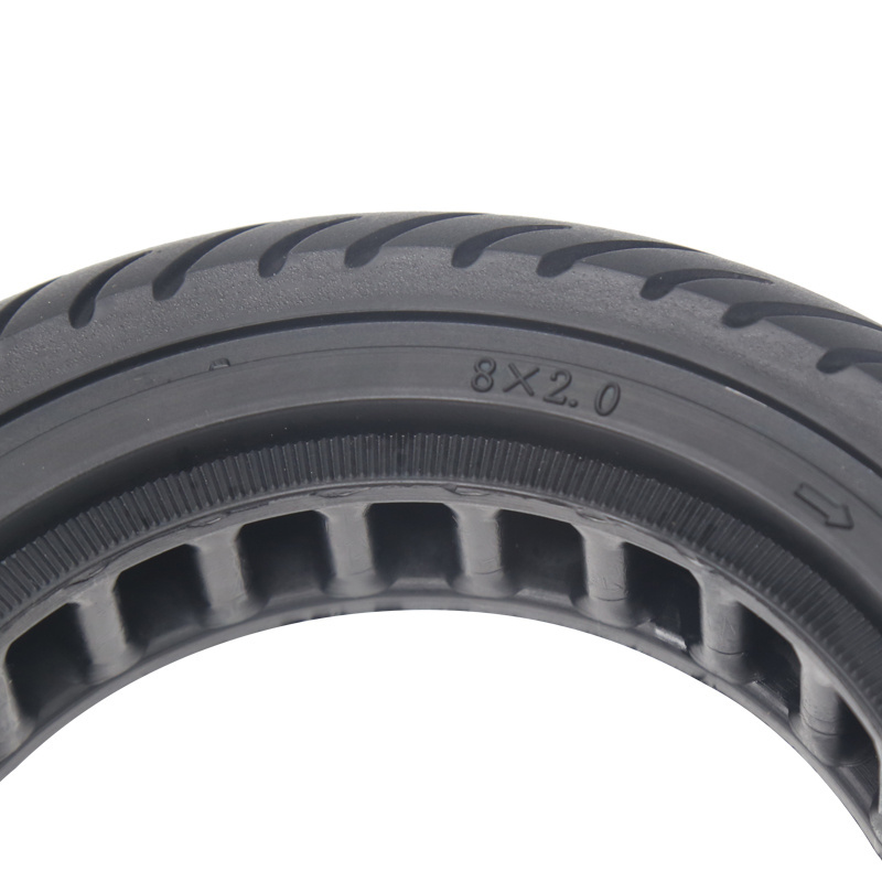 Nedong 8x2 tyre 200x50 light&elastic battery car solid tire non-inable 8inch replacement tires for electric scooters