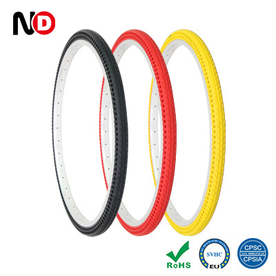 26x1-3/8 Eco-Friendly Solid Airless Bicycle Tyre's Factory