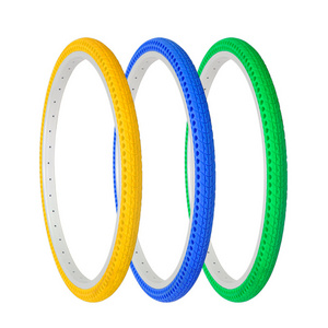 Nedong color road bike parts tire city bikes tyres flat free Puncture-Proof bicycle airless tires