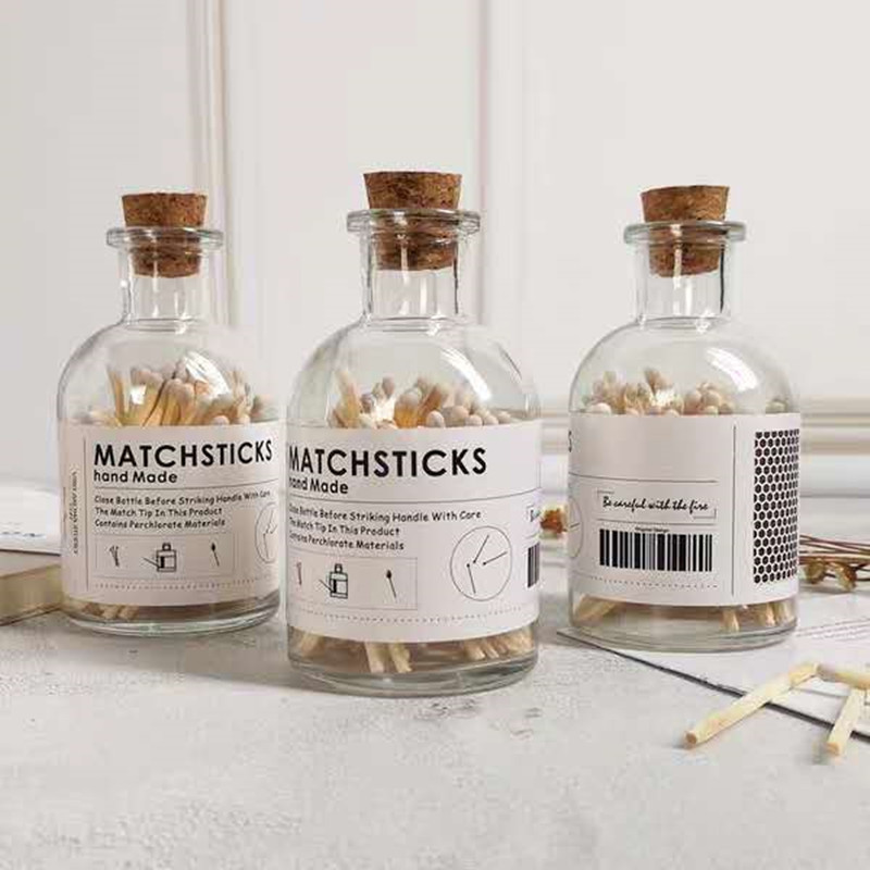 Wholesale 100mm Wood Matches Fancy Matches in Bottle