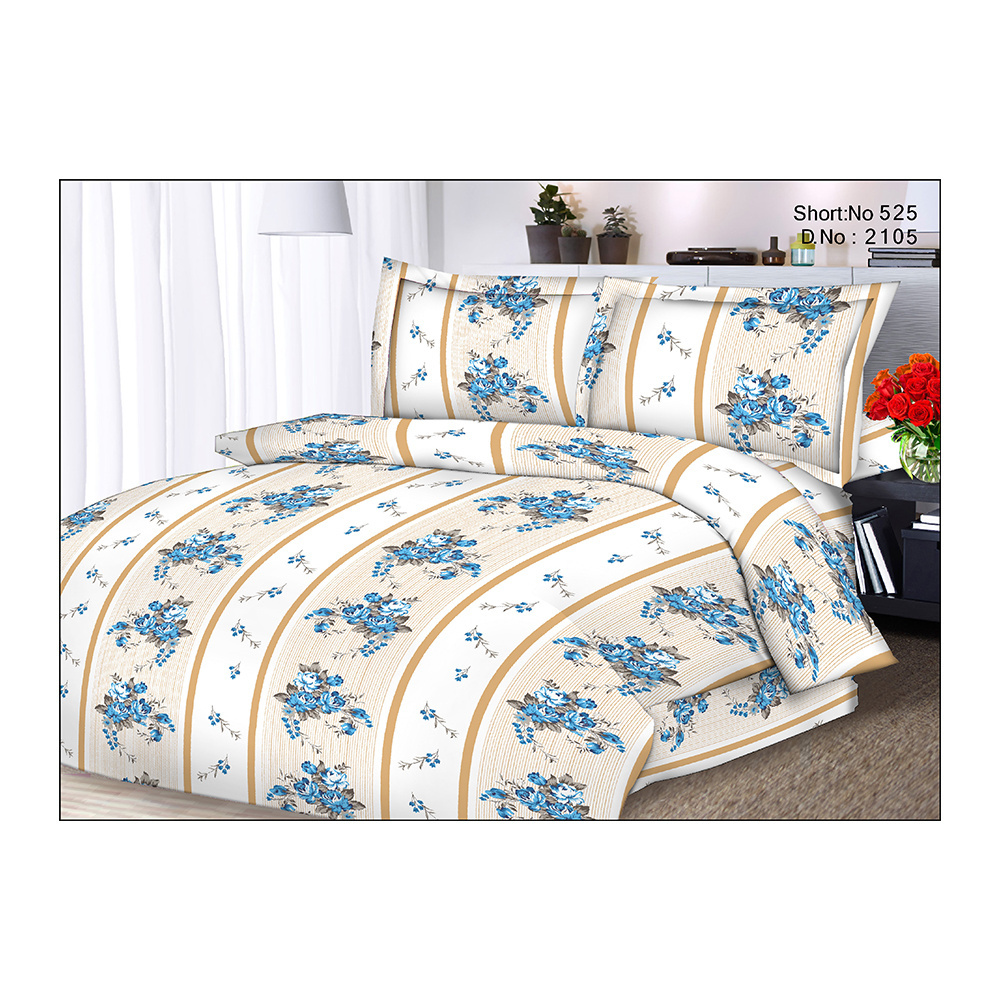 Hand Woven 100% Cotton Floral Design White Indian King Size Double Bed Sheet With Duvet Pillow Covers Wholesaler