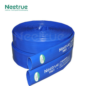 plastic flexible PVC water discharge irrigation pipe lay flat hose