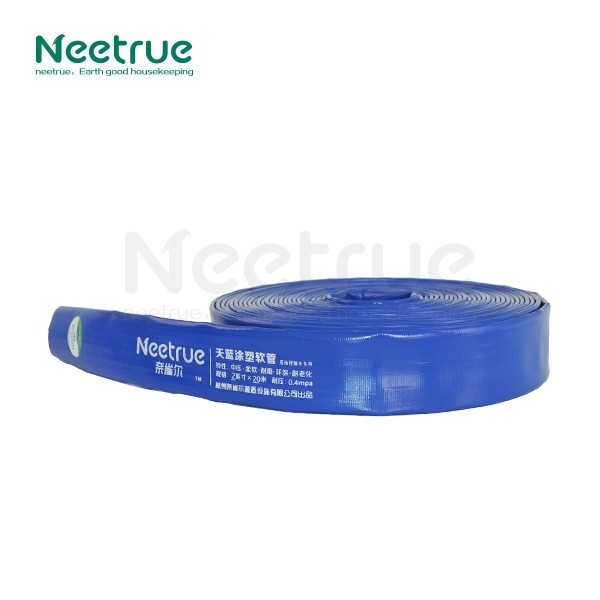 plastic flexible PVC water discharge irrigation pipe lay flat hose