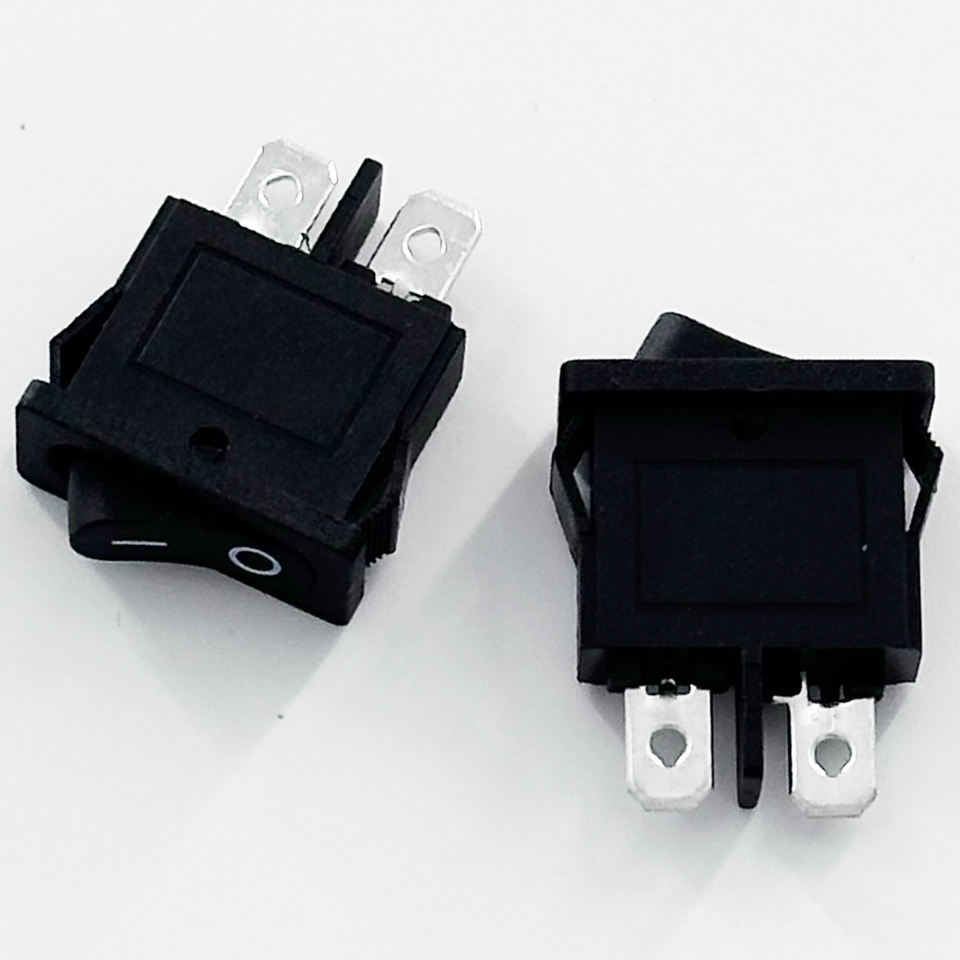 Color Customized KCD1-A Rocker Switch Black 2Pins ON-OFF 6A 250V AC 10A 125V AC Mini Rocker Switches