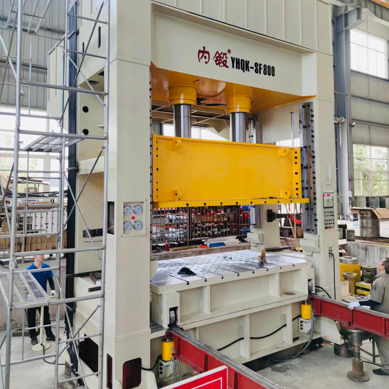 h frame hydraulic press 200t and two-beam hydraulic press 100t servo automatic 300 500 800 ton hydraulic press from NEI DUAN