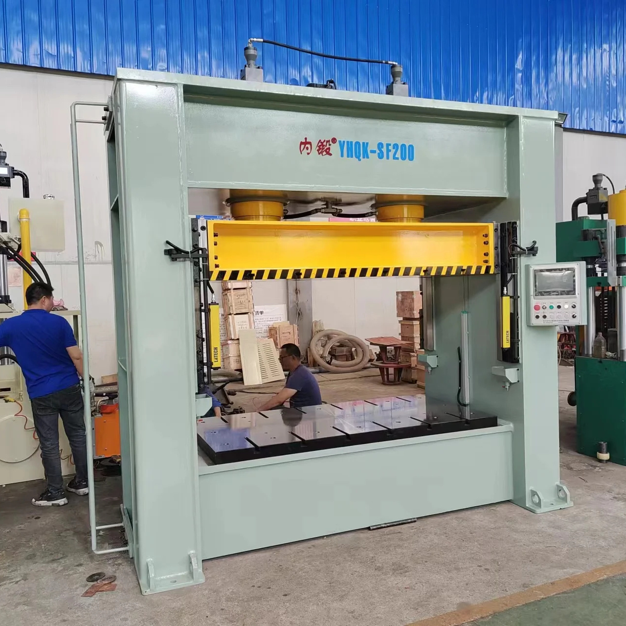 Sheet Metal Steel Embossing Stamp 100 200 300 800 Ton Hydraulic Press Machine