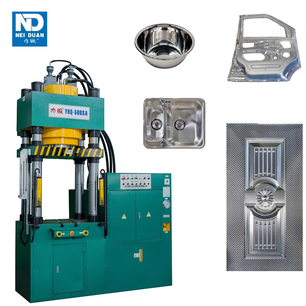 Automatic Hydraulic Coining Mold Press For Bearing 500 Ton For Sheet Metal/kitchen sink/making door pattern