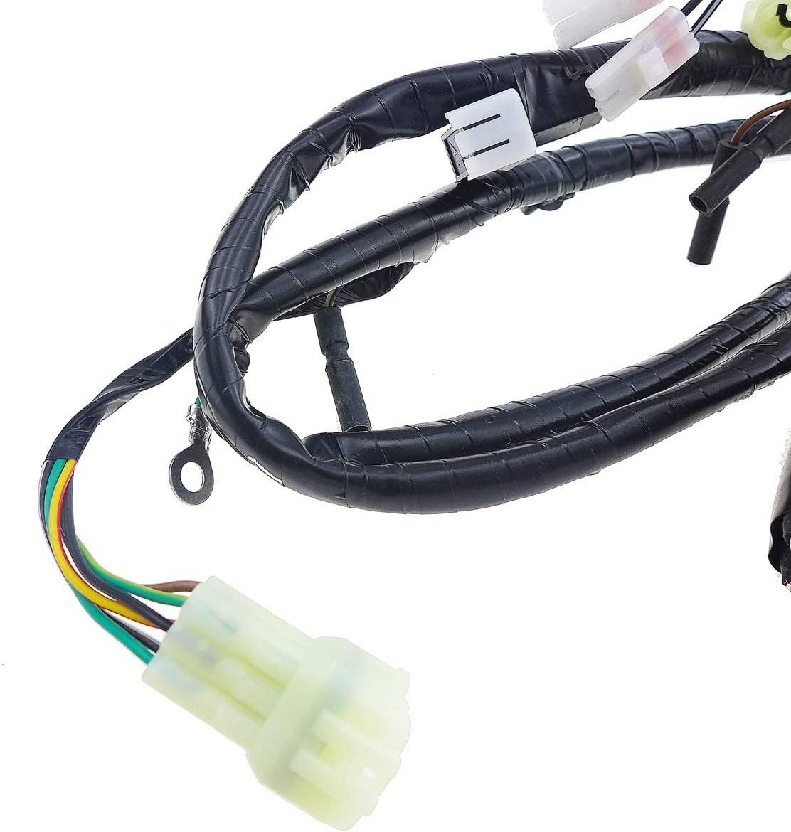 Custom auto led bar light headlight tail light automotive wiring harness for led