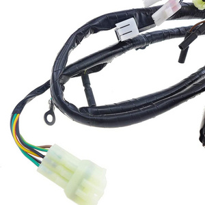 Custom auto led bar light headlight tail light automotive wiring harness for led