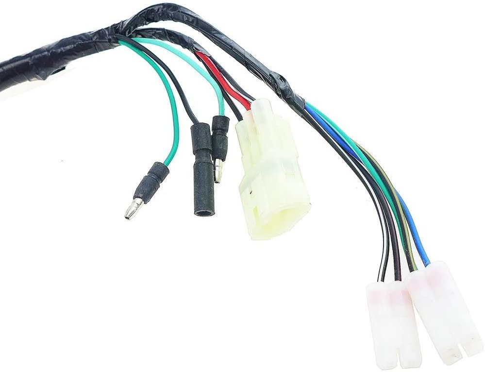 Custom auto led bar light headlight tail light automotive wiring harness for led