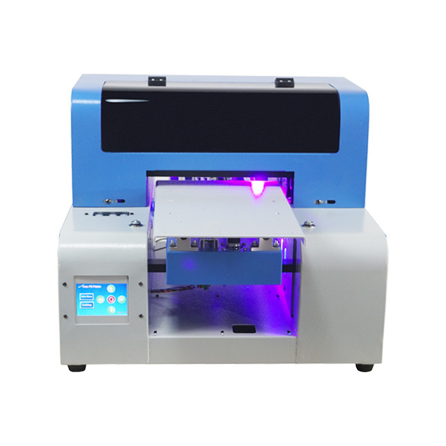 Low Price UV printer A4 size leather printing machine for purses wallet