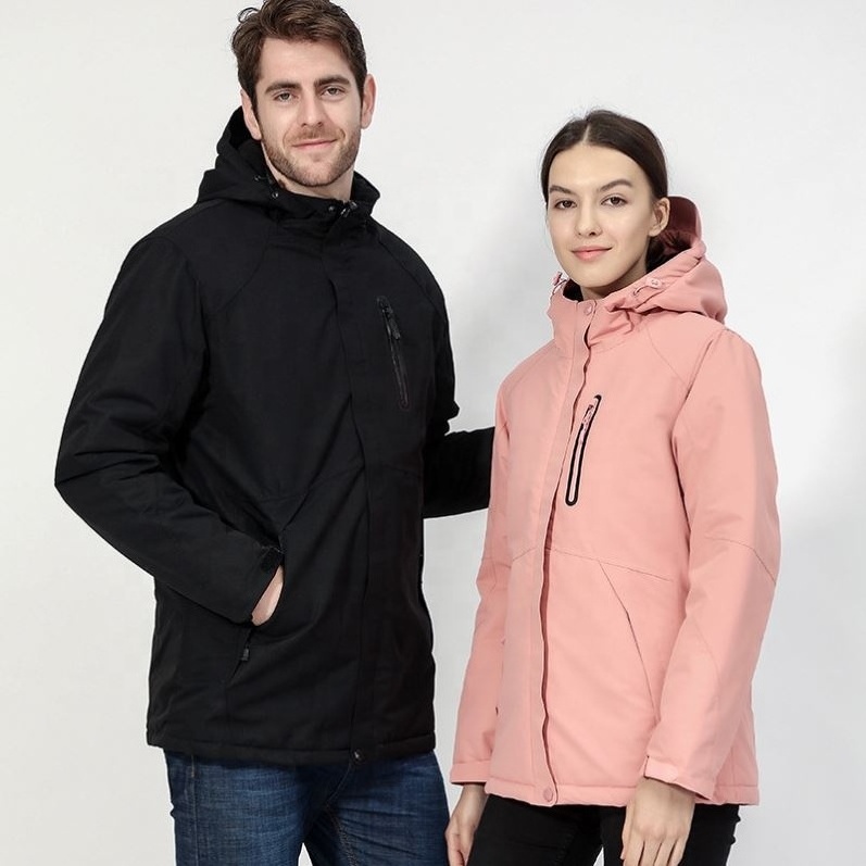 Wholesale Men and Women Winter Warm Coat Waterproof Hunting Outdoor Heater Jacket Rechargeable Battery Heated Jackets