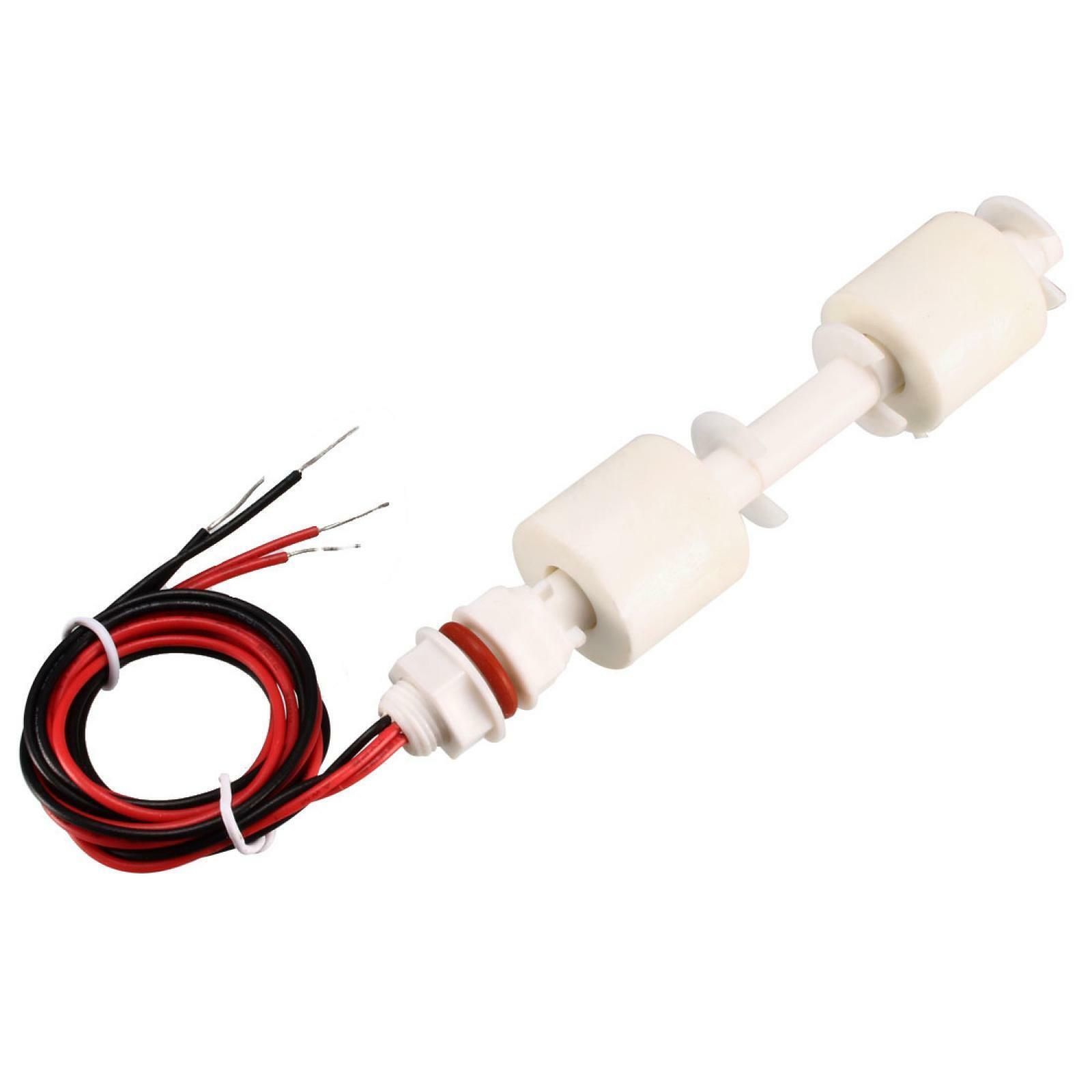 PP Dual Float Switch M10 100mm Fish Tank Vertical Liquid Water Level Sensor