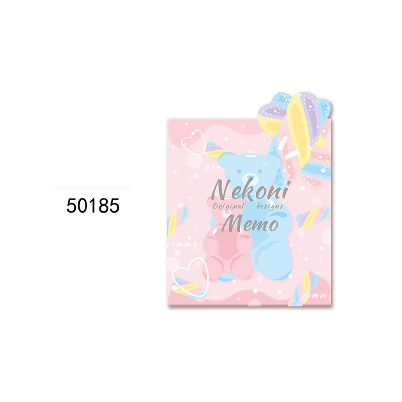 Nekoni Notepads Notes Pad Notebook Kawaii Dessert Portable Note Pads Paper Index Bookmark Office Supplies Hot Sale Mini Notebook