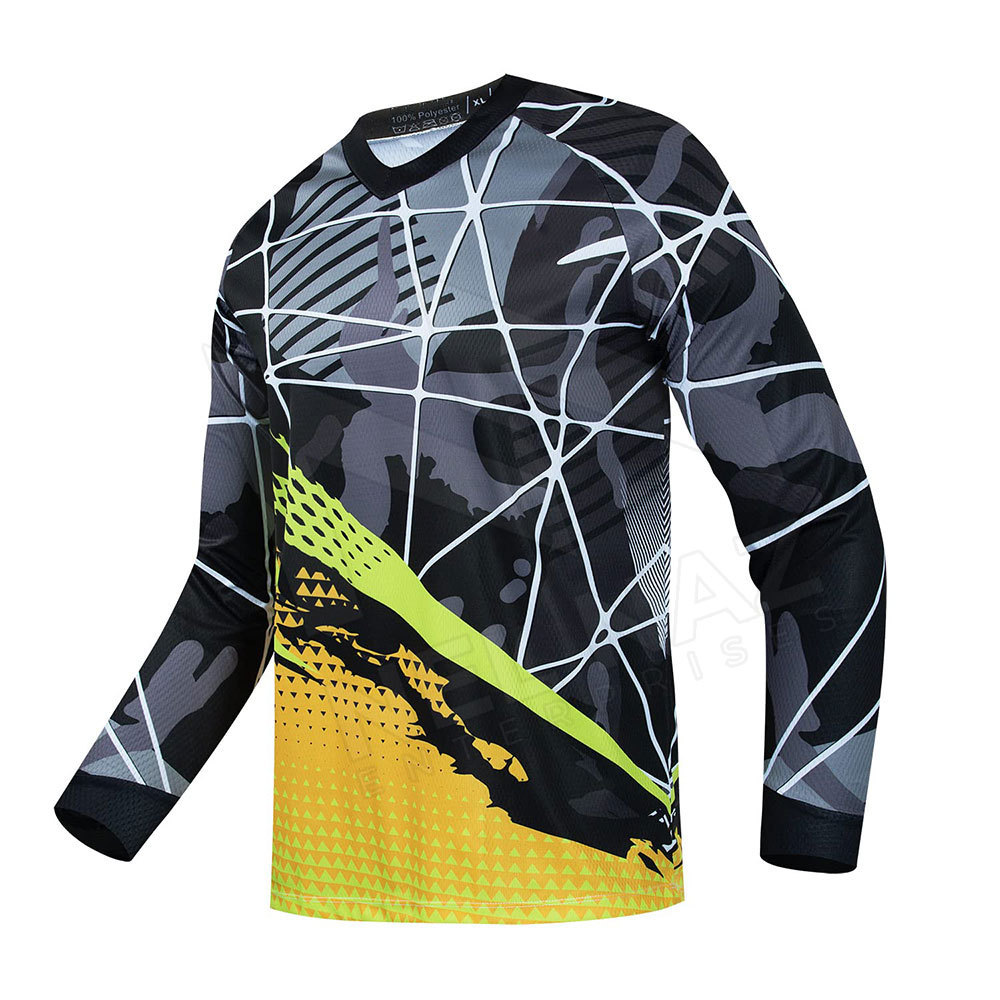 Motocross Jersey Custom Made Blank Cycling Jerseys Long Sleeve Team Bike Motorcycle Shirt Jersey